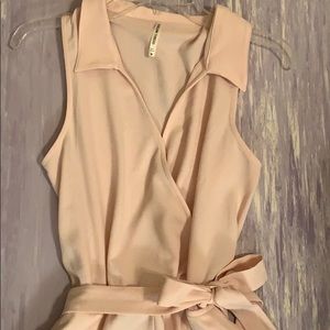Blush pink romper
